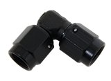 Fragola -3AN x 90 Degree Female Coupler - Black thumbnail 1