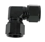 Fragola -12AN x 90 Degree Female Coupler - Black thumbnail 1