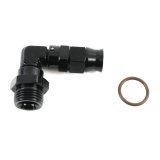 Fragola -6AN 90 Degree Real Street Hose End x -8AN Male ORB (3/4-16) thumbnail 1