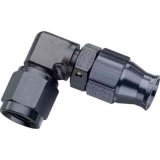 Fragola -4AN Real Street x 90 Degree Forged Hose End Black For PTFE Hose thumbnail 1