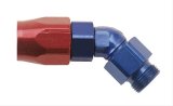 Fragola -6AN x 45 Degree x 9/16 -24 Demon Inlet - Black thumbnail 1