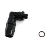Fragola -8AN x 90 Degree x 9/16-18 (6) Hose End - Black thumbnail 2