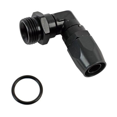 Fragola -10AN x 90 Degree x 1 1/16-12 (12) Hose End - Black