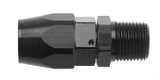Fragola -6AN Straight Hose End x 1/4 NPT - Black thumbnail 1