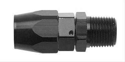 Fragola -12AN Straight Hose End x 3/4 NPT - Black