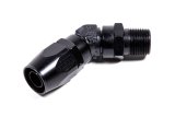 Fragola -10AN x 45 Degree Hose End x 1/2 NPT - Black thumbnail 3