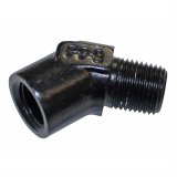 Fragola 1/8 Pipe 45 Degree Male/Female - Black thumbnail 2