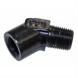 Fragola 1/8 Pipe 45 Degree Male/Female - Black thumbnail 3