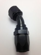 Fragola -6AN Nut x -8AN Hose 30 Degree Expanding Hose End - Black thumbnail 2
