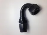 Fragola -6AN Nut x -8AN Hose 150 Degree Expanding Hose End - Black thumbnail 1