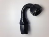 Fragola -6AN Nut x -8AN Hose 150 Degree Expanding Hose End - Black thumbnail 2