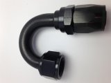 Fragola -6AN Nut x -8AN Hose 180 Degree Expanding Hose End - Black thumbnail 2