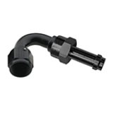 Fragola -8AN 120 Degree EZ Street Hose End Black thumbnail 2