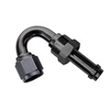 Fragola -6AN 150 Degree EZ Street Hose End Black thumbnail 2
