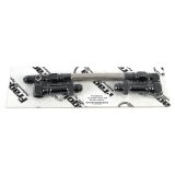 Fragola 7/8-20 Dual Inlet 4150 -8AN Fuel Line Kit Black thumbnail 1