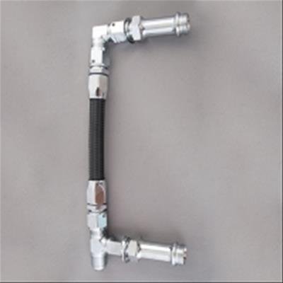 Fragola 7/8-20 Dual Inlet 4150 -8AN Competition Fuel Line Kit thumbnail 1