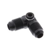 Fragola -6AN Male 90 w/ 1/8 FPT Port - Black thumbnail 1