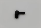 Fragola 1/4 Hose Barb x 1/8 NPT 90 Degree Low Profile - Black thumbnail 1