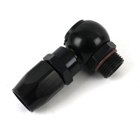 Fragola -8AN Straight Banjo Hose End - Black thumbnail 1
