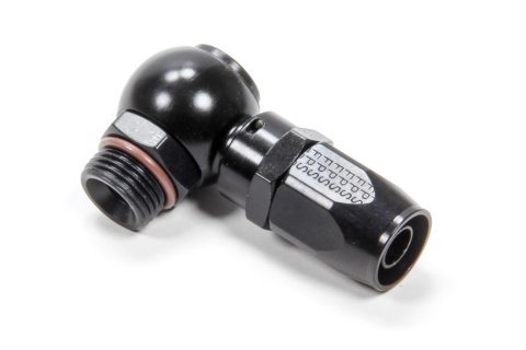 Fragola -8AN Straight Banjo Hose End - Black thumbnail 3