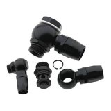 Fragola -16AN Straight Banjo Hose End - Black thumbnail 1