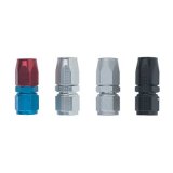 Fragola -4AN Straight Power Flow Hose End - Blue/Red thumbnail 1