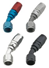 Fragola -10AN x 30 Degree Power Flow Hose End - Blue/Red thumbnail 2
