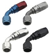 Fragola -16AN x 60 Degree Power Flow Hose End - Blue/Red thumbnail 2