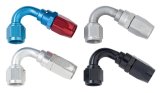 Fragola -12AN x 120 Degree Power Flow Hose End - Blue/Red thumbnail 2