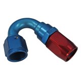Fragola -8AN x 150 Degree Power Flow Hose End - Blue/Red thumbnail 1