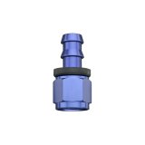 Fragola -8AN x 3/8 (-6) Push-Lite End Straight - Blue thumbnail 3