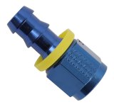 Fragola -8AN Push-Lite End Straight - Blue thumbnail 1