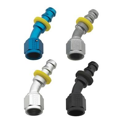 Fragola -16AN Push-Lite End 30 Degree - Blue