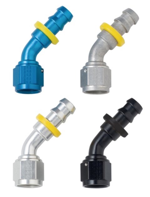 Fragola -16AN Push-Lite End 45 Degree - Blue thumbnail 2