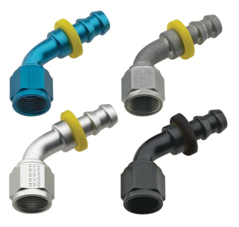 Fragola -8AN Push-Lite End 60 Degree - Blue thumbnail 2