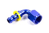 Fragola -10AN Nut x -8AN 90 Degree Push-Lite Hose End For Fuel Cell Conversion - Blue thumbnail 3