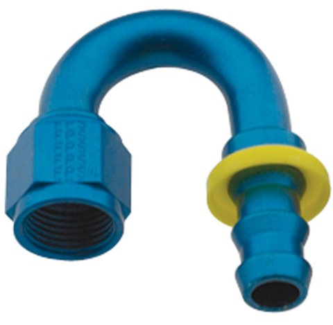 Fragola -8AN Push-Lite End 180 Degree - Blue thumbnail 3