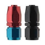 Fragola -4AN Straight Pro-Flow Hose End - Blue/Red thumbnail 1