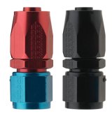 Fragola -4AN Straight Pro-Flow Hose End - Blue/Red thumbnail 2