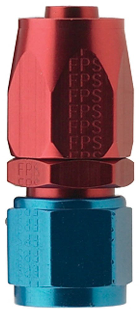 Fragola -16AN Straight Pro-Flow Hose End - Blue/Red thumbnail 3