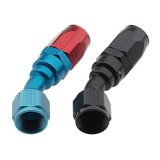 Fragola -12AN x 30 Degree Pro-Flow Hose End - Blue/Red thumbnail 1