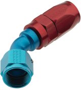 Fragola -4AN x 45 Degree Pro-Flow Hose End - Blue/Red thumbnail 3