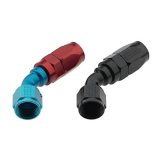 Fragola -8AN x 45 Degree Pro-Flow Hose End - Blue/Red thumbnail 1