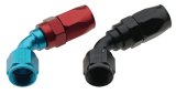 Fragola -4AN x 60 Degree Pro-Flow Hose End - Blue/Red thumbnail 2