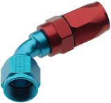 Fragola -6AN x 60 Degree Pro-Flow Hose End - Blue/Red thumbnail 3