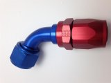 Fragola -8AN x 60 Degree Pro-Flow Hose End - Blue/Red thumbnail 2