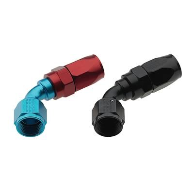 Fragola -12AN x 60 Degree Pro-Flow Hose End - Blue/Red