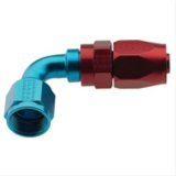 Fragola -8AN x 90 Degree Pro-Flow Hose End - Blue/Red thumbnail 1