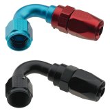 Fragola -4AN x 120 Degree Pro-Flow Hose End - Blue/Red thumbnail 2