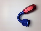 Fragola -8AN Fem x -6AN Hose 150 Degree Reducing Hose End - Blue/Red thumbnail 3